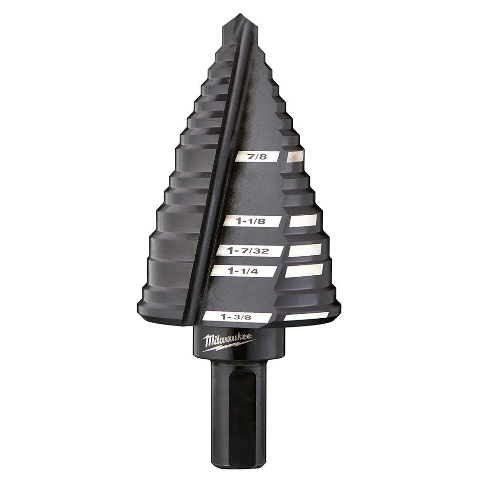 

Milwaukee #12 Step Drill Bit 7/8 in. to 1-3/8 in.
