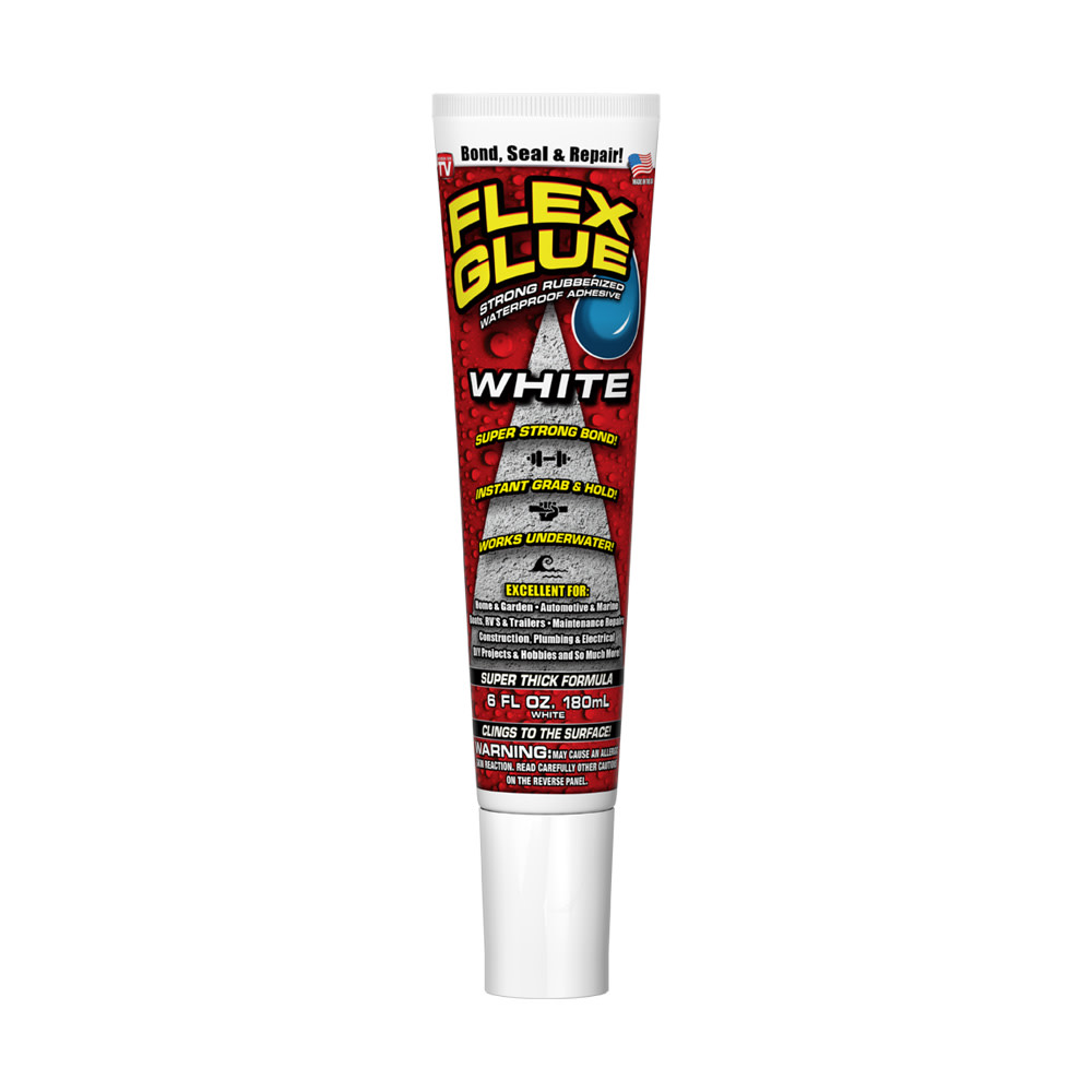 

Flex Seal 6 oz Flex Glue Rubberized Waterproof Adhesive - White