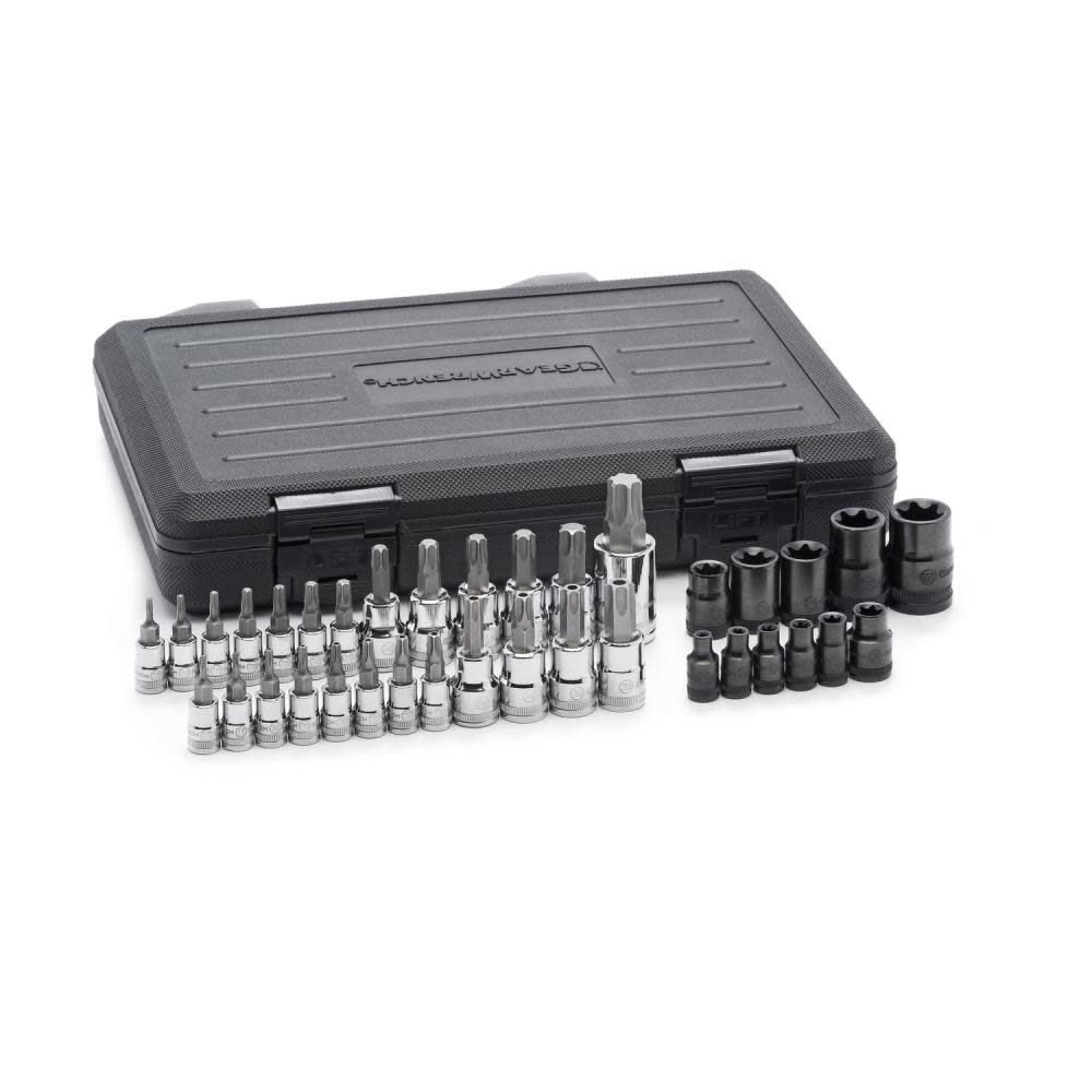 GEARWRENCH TORX Master Socket Set 36 Pc. 1/4 3/8 and 1/2 In. Drive