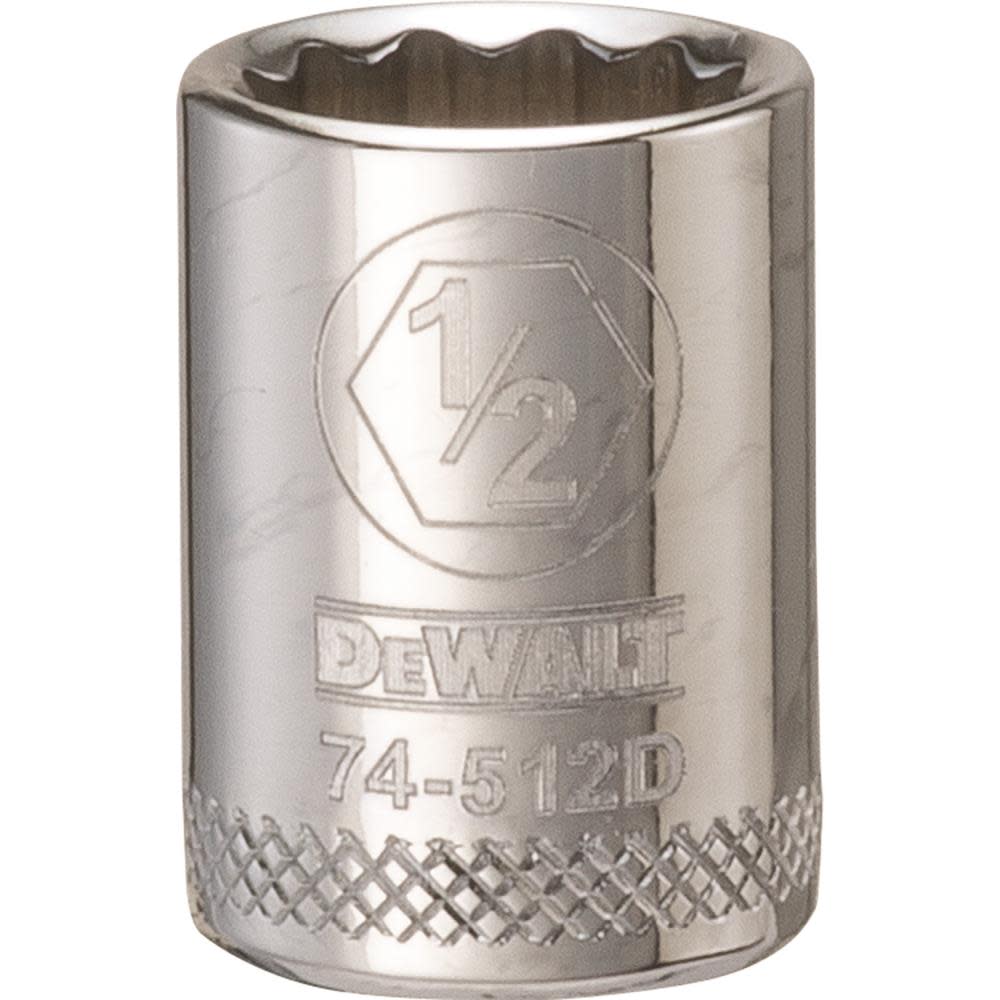 

DEWALT Socket 12 Point 3/8" Drive 1/2" SAE