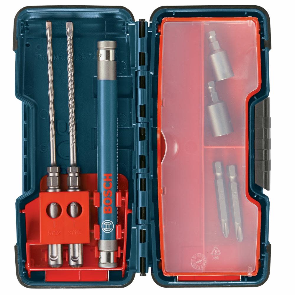 

Bosch 7 pc. SDS-plus Bulldog Anchor Drive Installation Kit