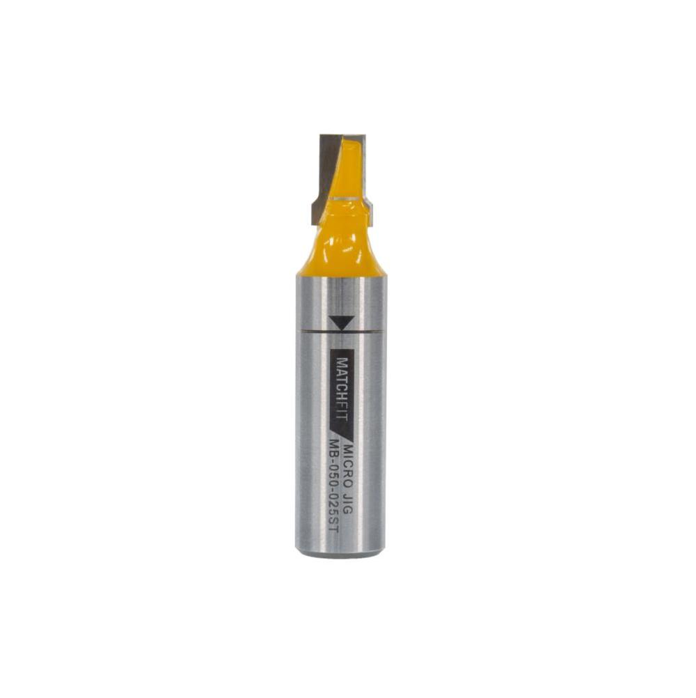 Microjig MATCHFIT Relief Router Bit 1/2" Shank