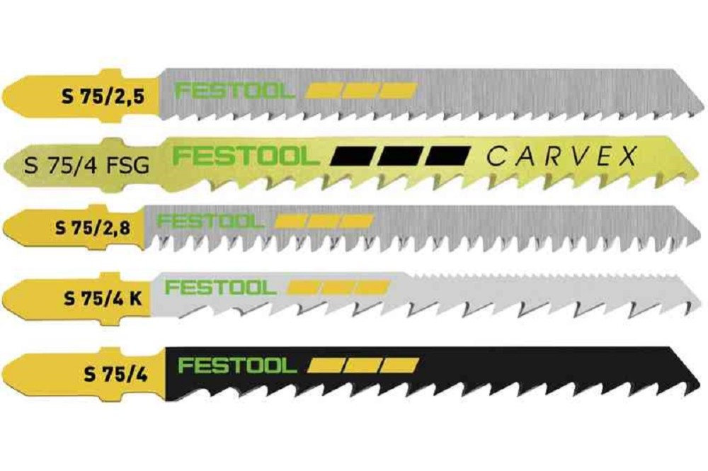

Festool Jigsaw Blade Assortment for Wood Cutting - Pack of 25