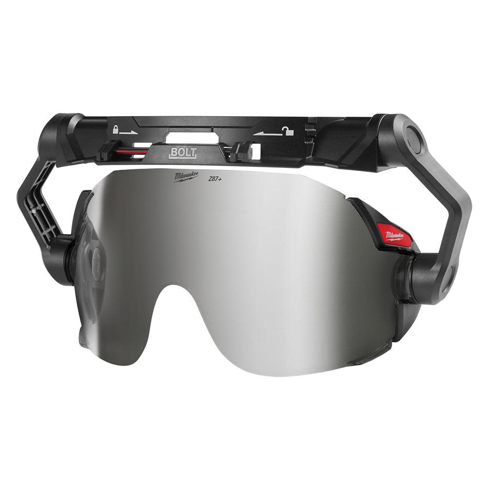 Milwaukee BOLT Eye Visor-Mirrored Dual Coat Lens (Compatible with BOLT Safety Helmets & Hard Hats)