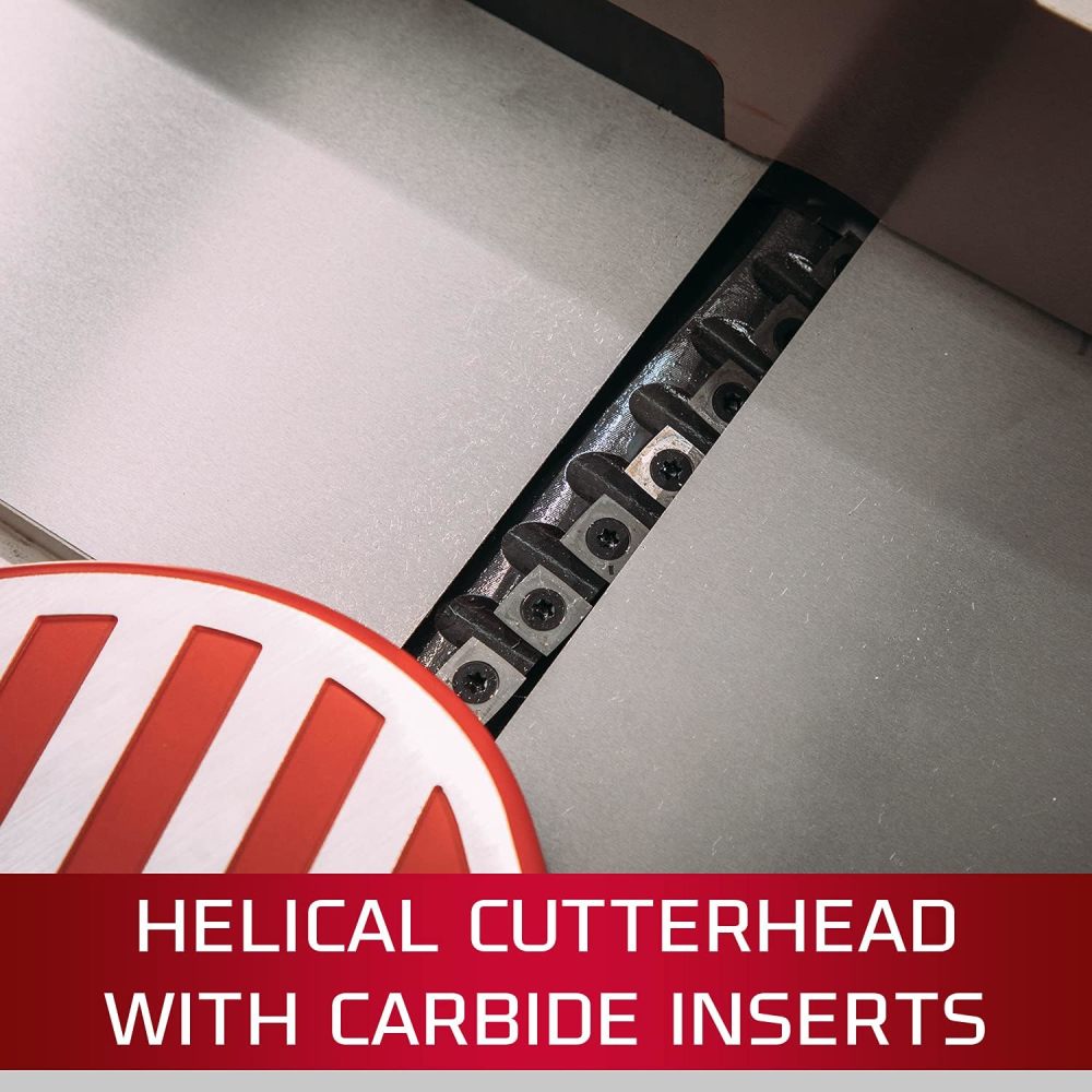 JET JJ-6HHDX 6 In. Long Bed Jointer with Helical Head Kit