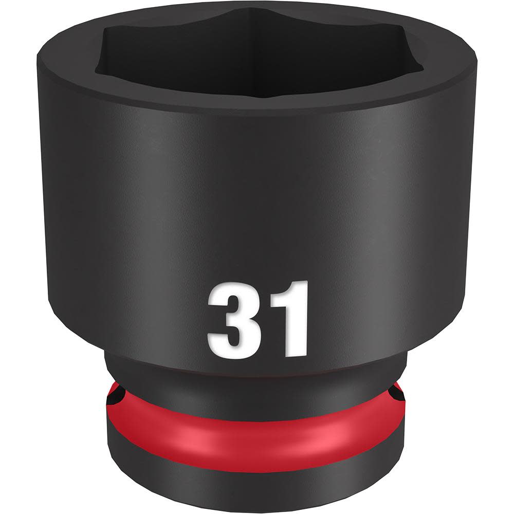

Milwaukee Impact Socket 1/2" Drive 31mm Standard 6 Point