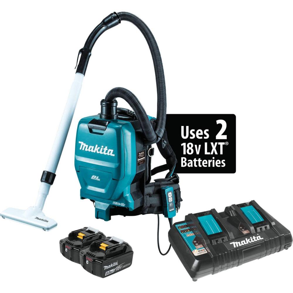 

Makita 18V X2 LXT 36V 1/2 Gallon HEPA Backpack Dry Dust Extractor/Vacuum Kit