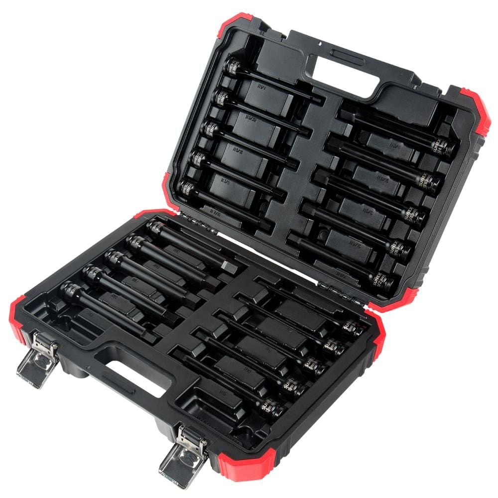 Sunex 1/2 In Drive Master Impact Hex Driver Set 20 Pc 2637L - Acme