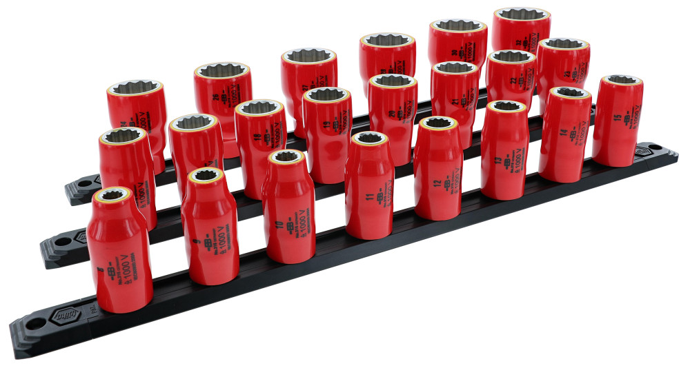 

Wiha Insulated Socket Set 1/2" Drive Metric 22pc