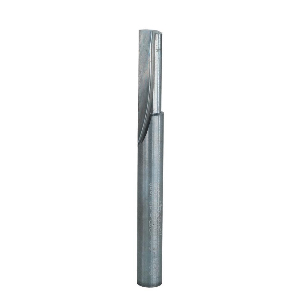 Freud 1/4 In. (Dia.) Single Flute Straight Bit with 1/4 In. Shank