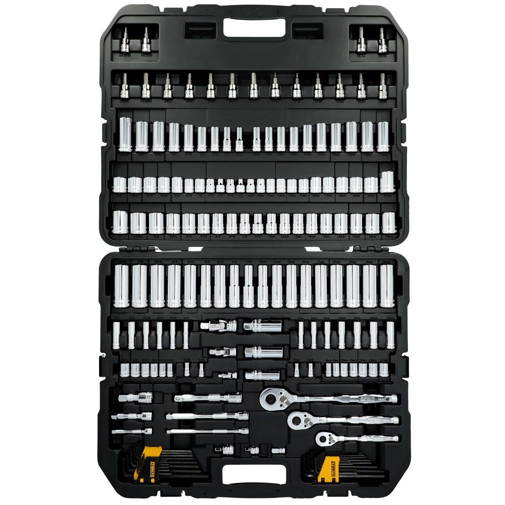 DEWALT TOUGHSERIES 172 pc. 3 Drive Mechanics Tool Set DWMT45416 - Acme ...