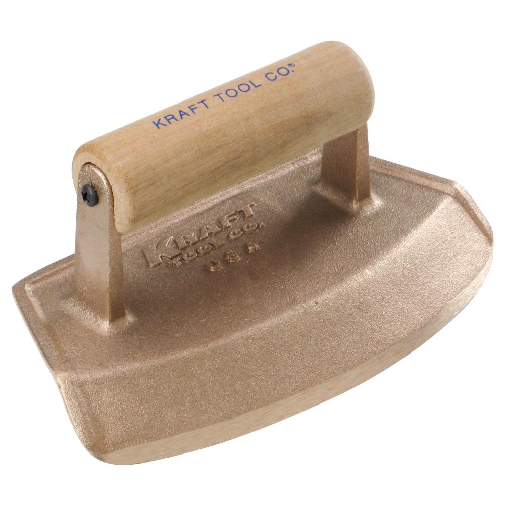 

Kraft Tool Co 30 In. Diameter Bronze Chamfer Tube Edger with Wood Handle
