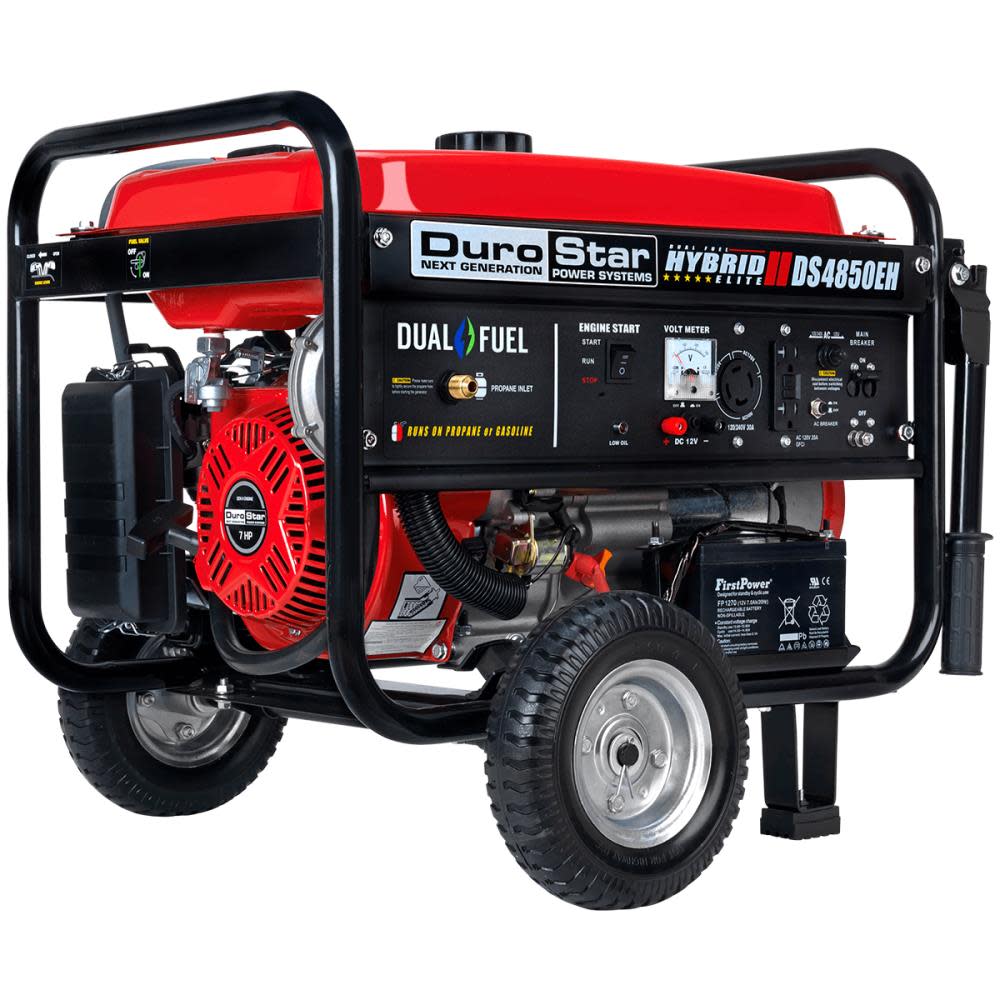 Duromax 4850-Watt Dual Fuel Hybrid Portable Generator