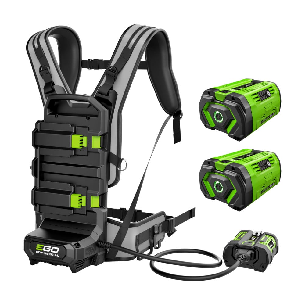 EGO Commercial Backpack Link Peak Power with Two 10 Ah Batteries