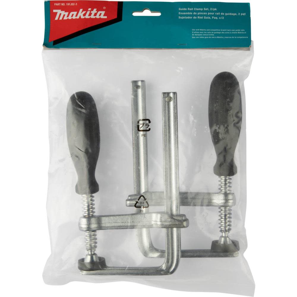 Makita Guide Rail Clamp Set 2pk 191J52 3 Acme Tools