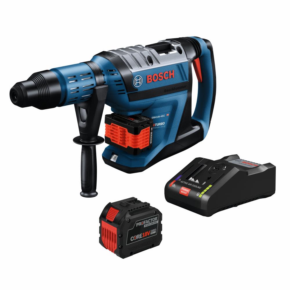 

Bosch PROFACTOR 18V Hitman Connected Ready SDS max 1 7/8" Rotary Hammer Kit