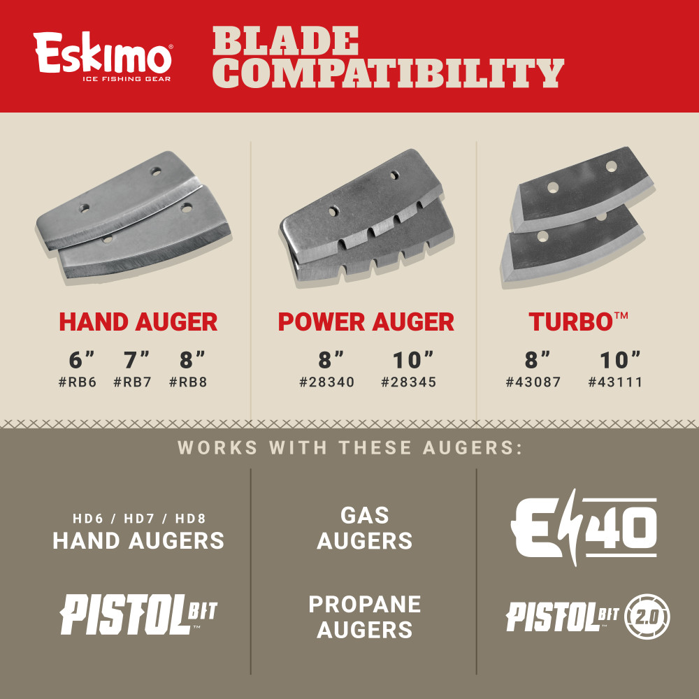 Eskimo Pistol Bit 2.0, Drill-Adaptive Auger, 8-Inch Eskimo Pistol Bit 2.0, Drill-Adaptive Auger, 8-Inch