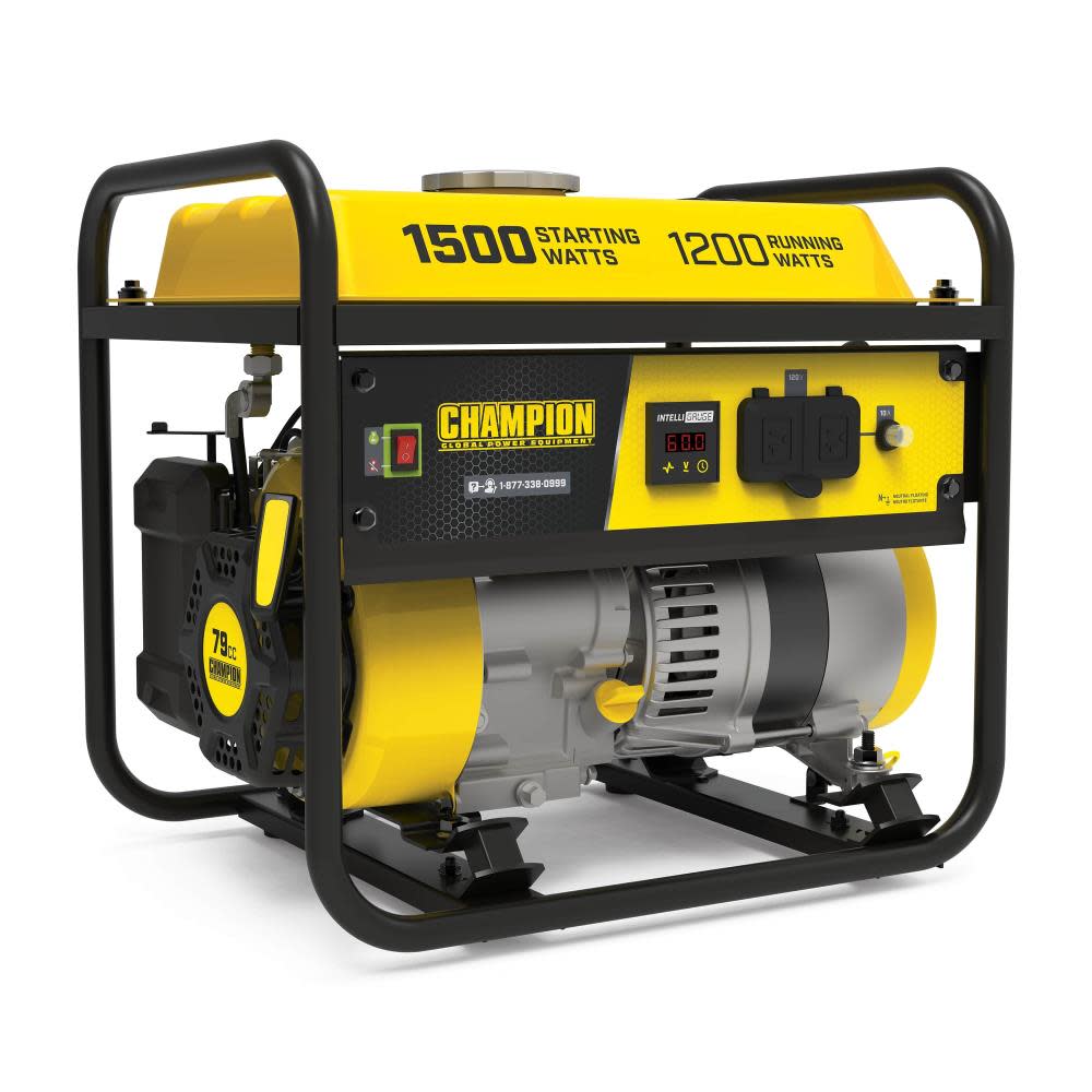 

Champion Power Equipment 1200-Watt Multi-Purpose Portable Generator with Cold Start TechnologyEPA Certified and CARB Compliant