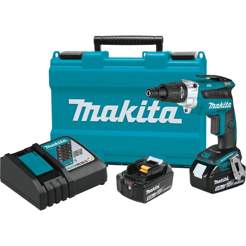 

Makita 18V LXT Lithium-Ion Brushless Cordless 2500 RPM Screwdriver Kit (5.0Ah)