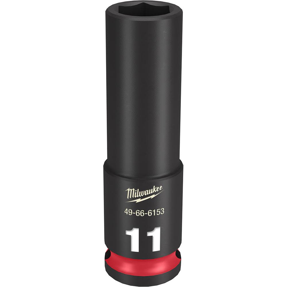 

Milwaukee SHOCKWAVE Impact Duty Socket 3/8" Drive 11MM Deep 6 Point
