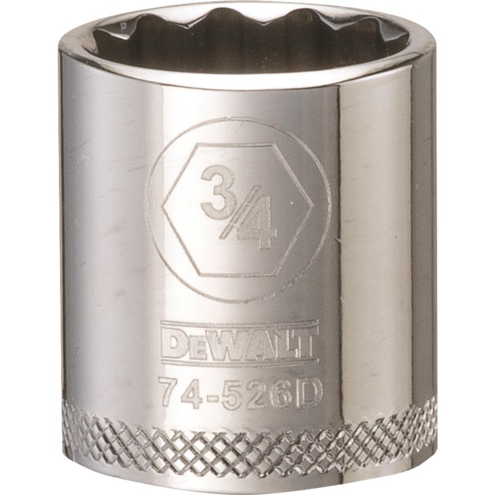 

DEWALT Socket 12 Point 3/8" Drive 3/4" SAE