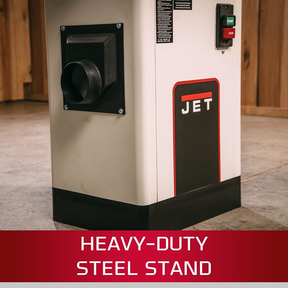 JET JJ-6HHDX 6 In. Long Bed Jointer with Helical Head Kit