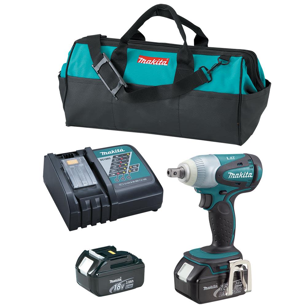 Makita 18V LXT Lithium-Ion Cordless 1/2 In. Impact Wrench Kit XWT05 from  Makita Acme Tools