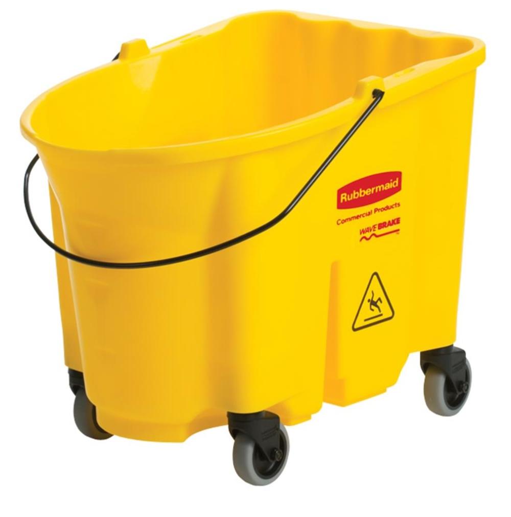 

Rubbermaid 35 qt WaveBrake Bucket with Caster Kit