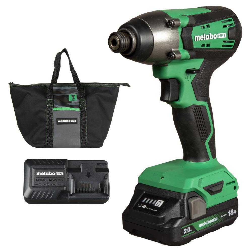 

Metabo HPT 18V Impact Driver Cordless Brushed Kit