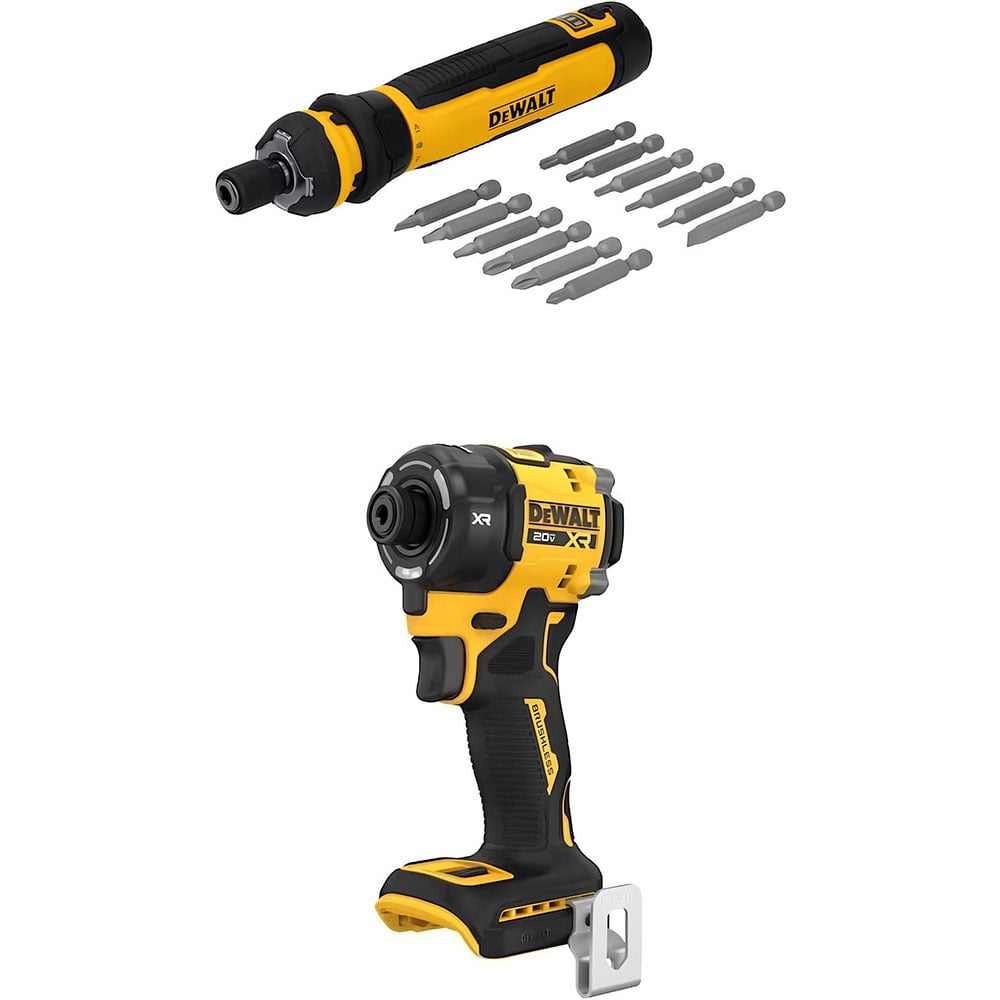 View DEWALT 14-Piece Cordless Screwdriver & 20V MAX Impact Driver Bundle