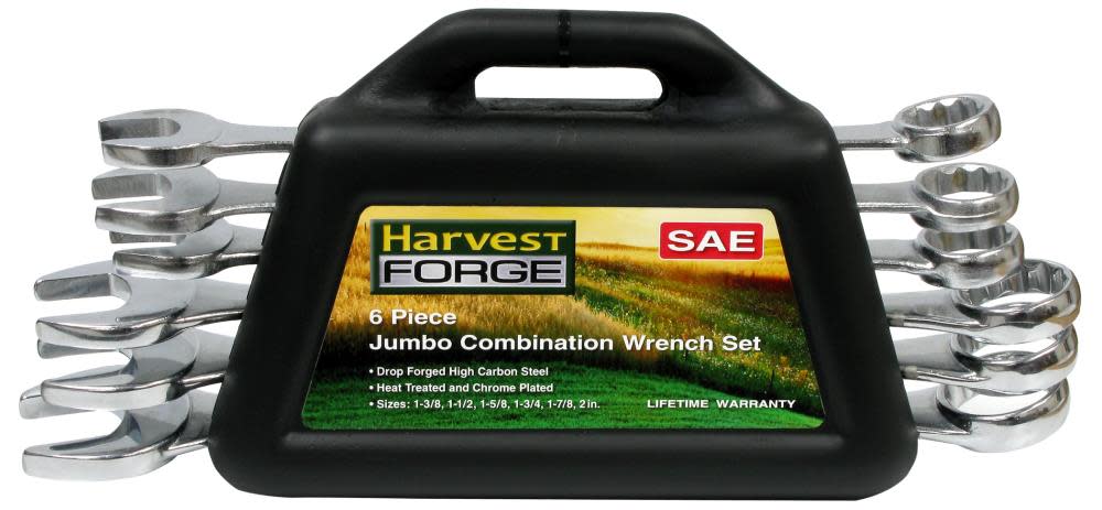 

Allied International Harvest Forge 6pc SAE Jumbo Wrench Set