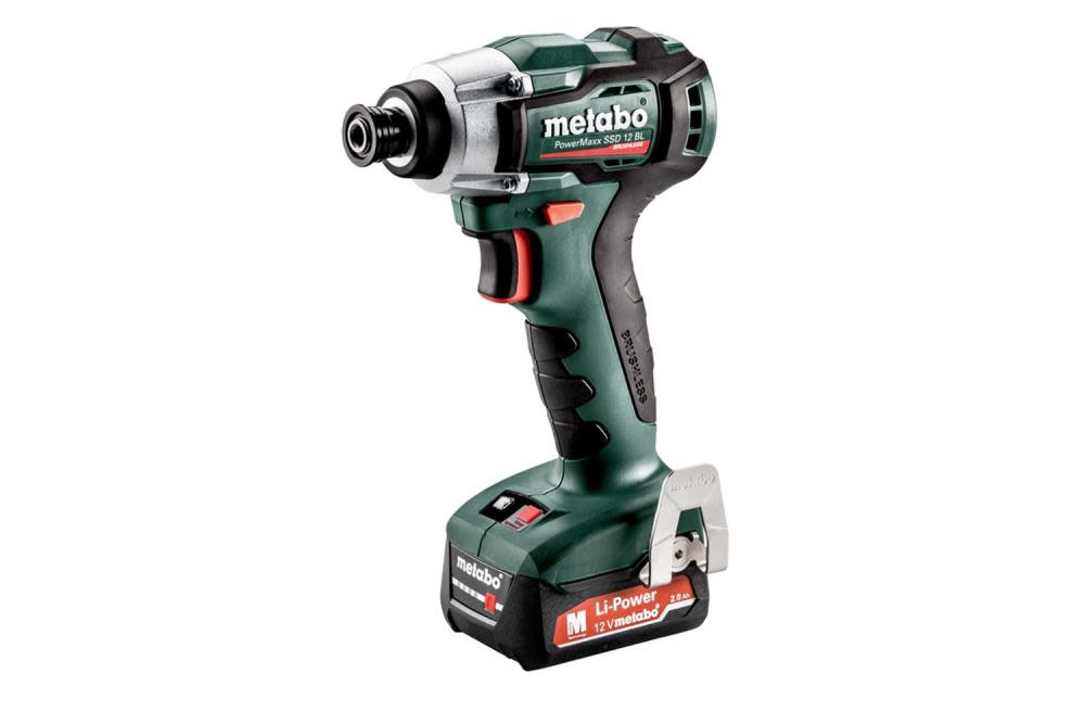 

Metabo 12V PowerMaxx 1/4" Hex Compact Impact Driver Kit