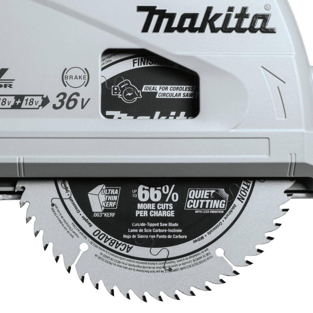 Makita 18V X2 36V LXT 6 1 2in Plunge Circular Saw with AWS Bare Tool XPS02ZU Acme Tools