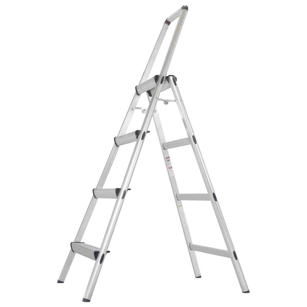 Xtend and Climb 4-Step 225-lb Load Capacity Silver Aluminum Step Stool