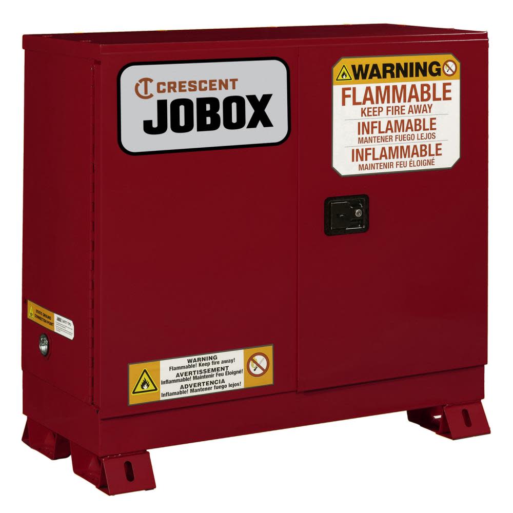 

Crescent JOBOX 30 Gallon Combustible Manual Close Safety Cabinet - Red