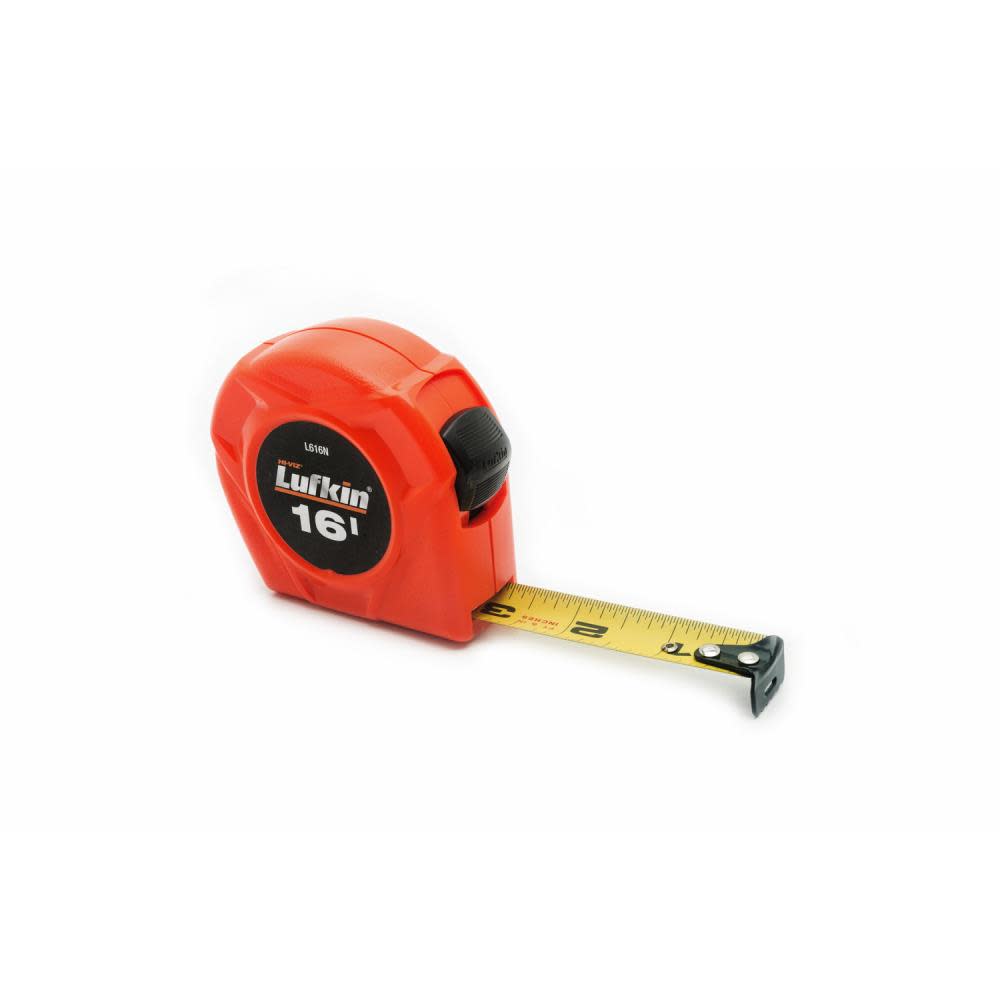 

Crescent Lufkin Tape Measure 3/4 In. x 16 Ft. Hi-Viz Orange Power Return