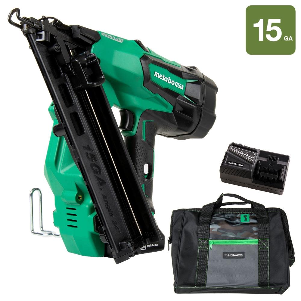 2-1/2 In. 18V Brushless Lithium Ion 15 Gauge Angled Finish Nailer