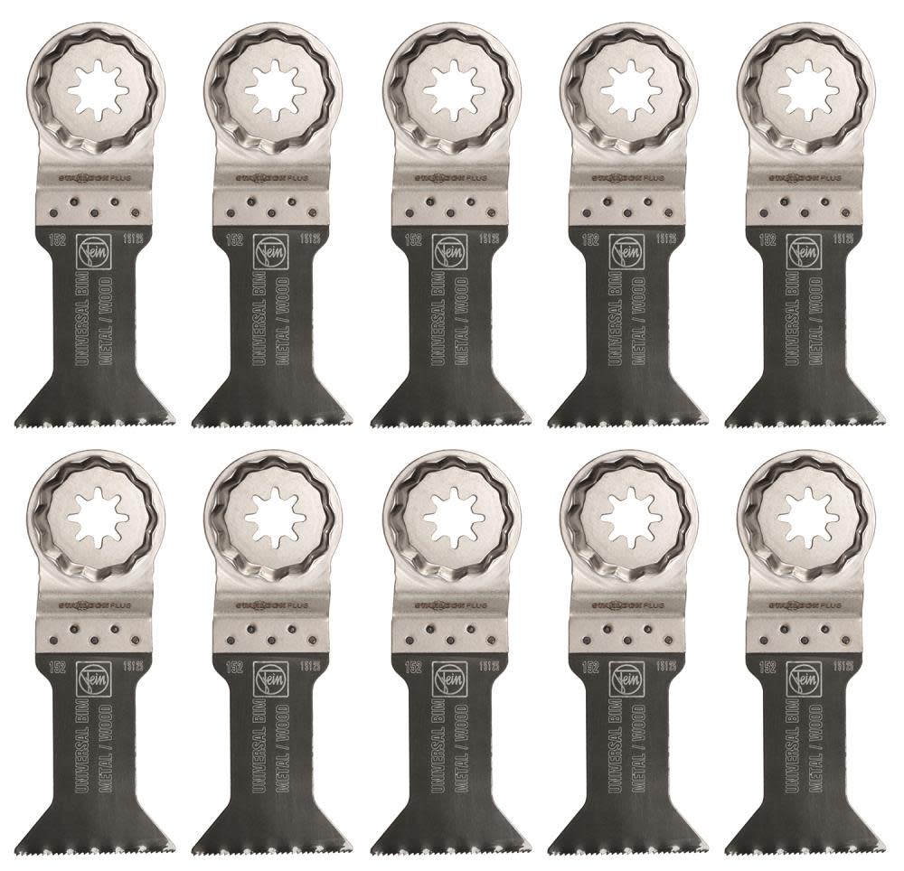 

Fein StarlockPlus E-Cut 152 Universal Saw Blade with Bi Metal Toothing for Various Applications