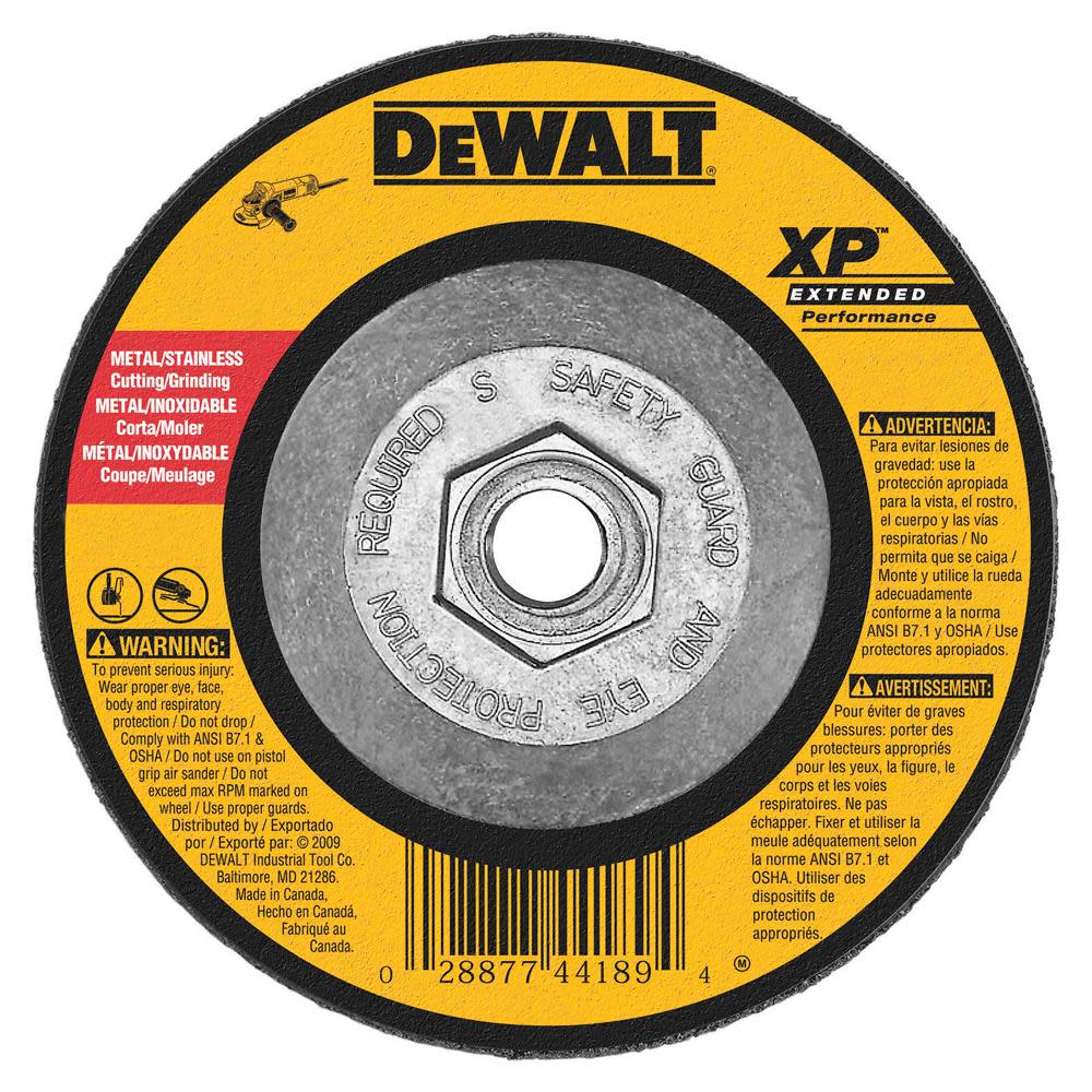

DEWALT 7 In. x 1/8 In. x 5/8 In. to 11 XP Grinding Wheel