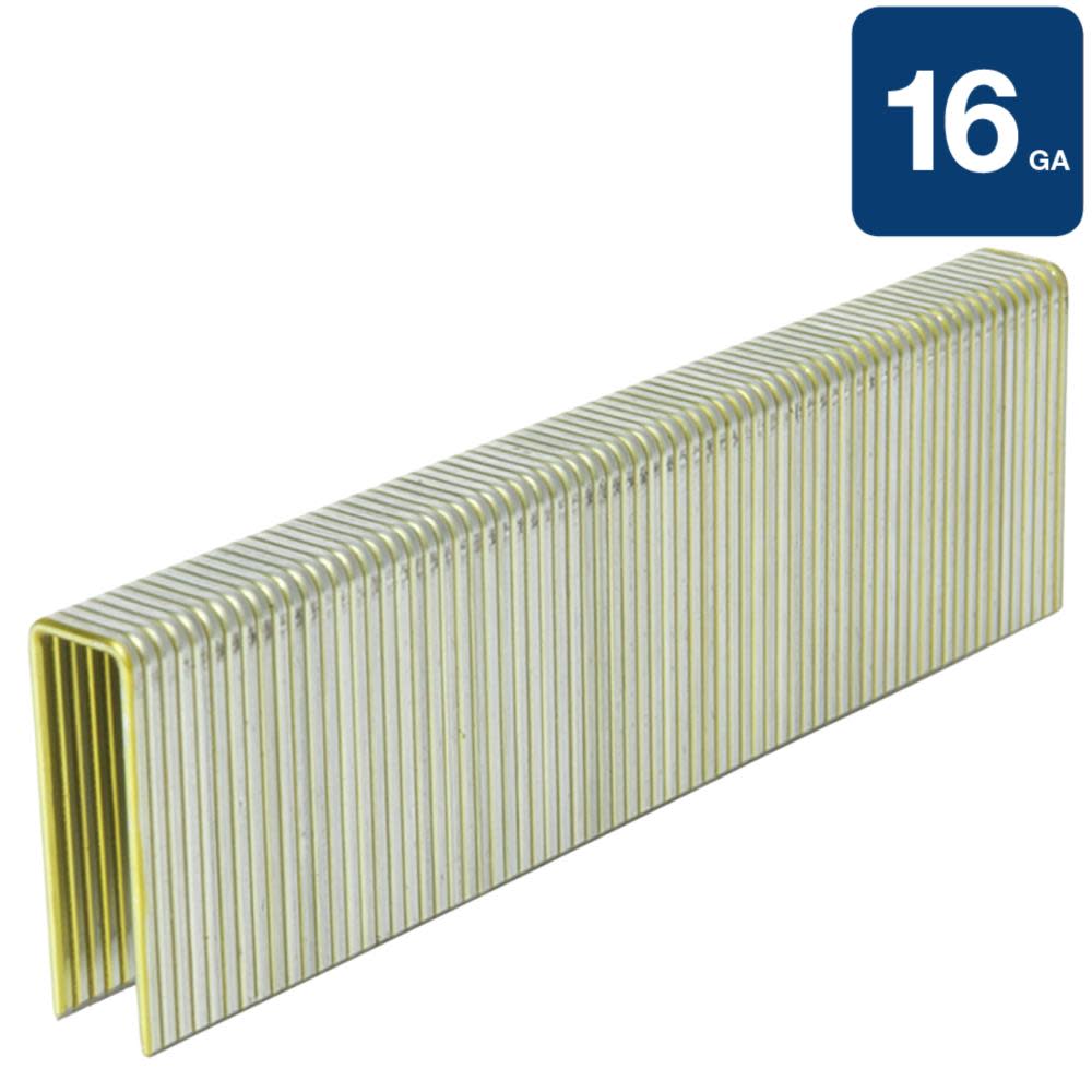 

Metabo HPT 16 Gauge Galvanized Standard Crown Staples 7/16" x 1 3/4" 10000pk