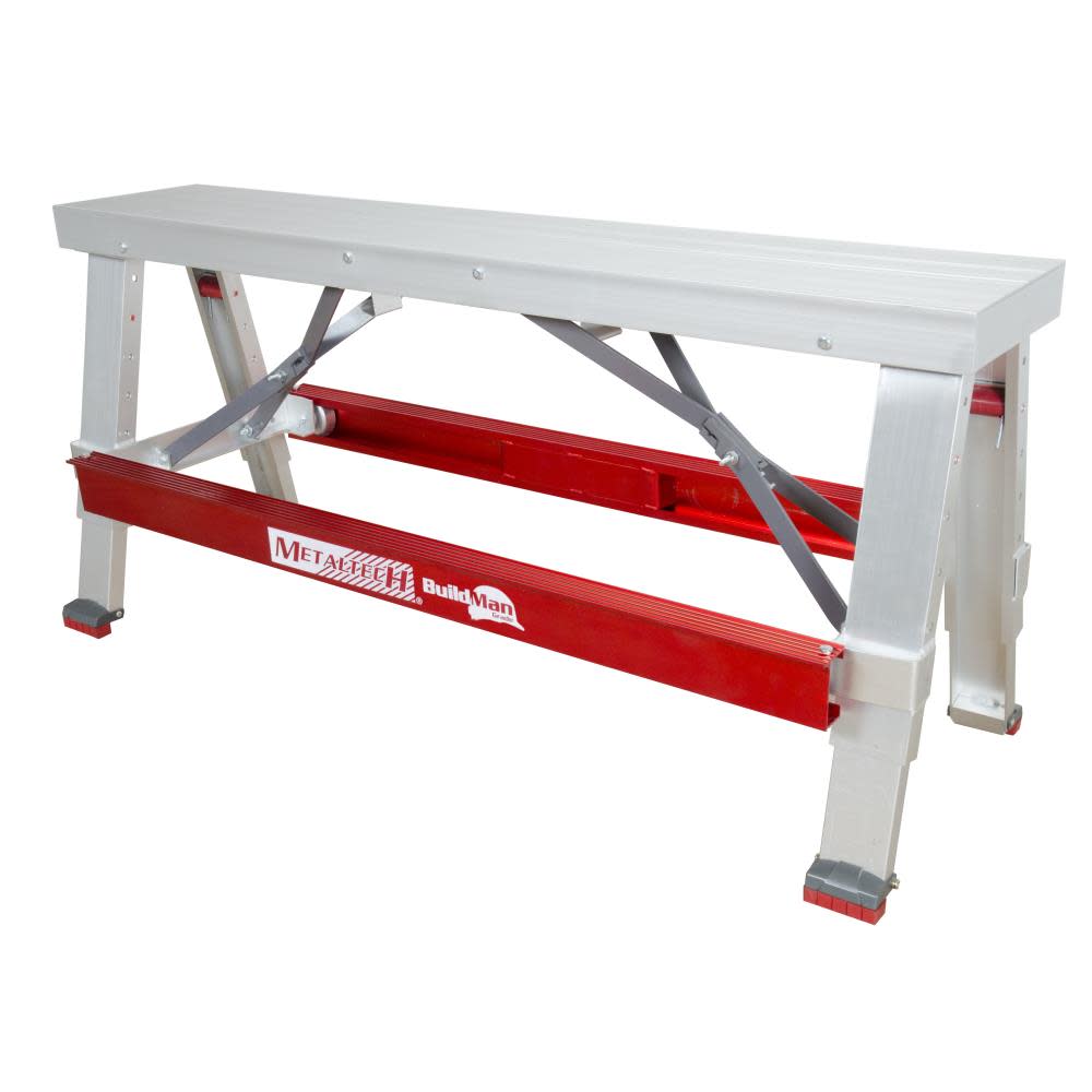 

Metaltech Build Man 18-30 in.Drywall Bench