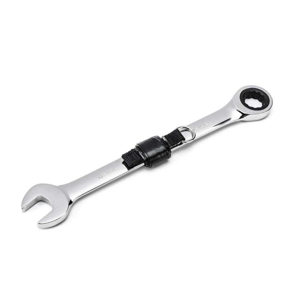 GEARWRENCH 21mm 12 Point Tether Ready Ratcheting Combination Wrench