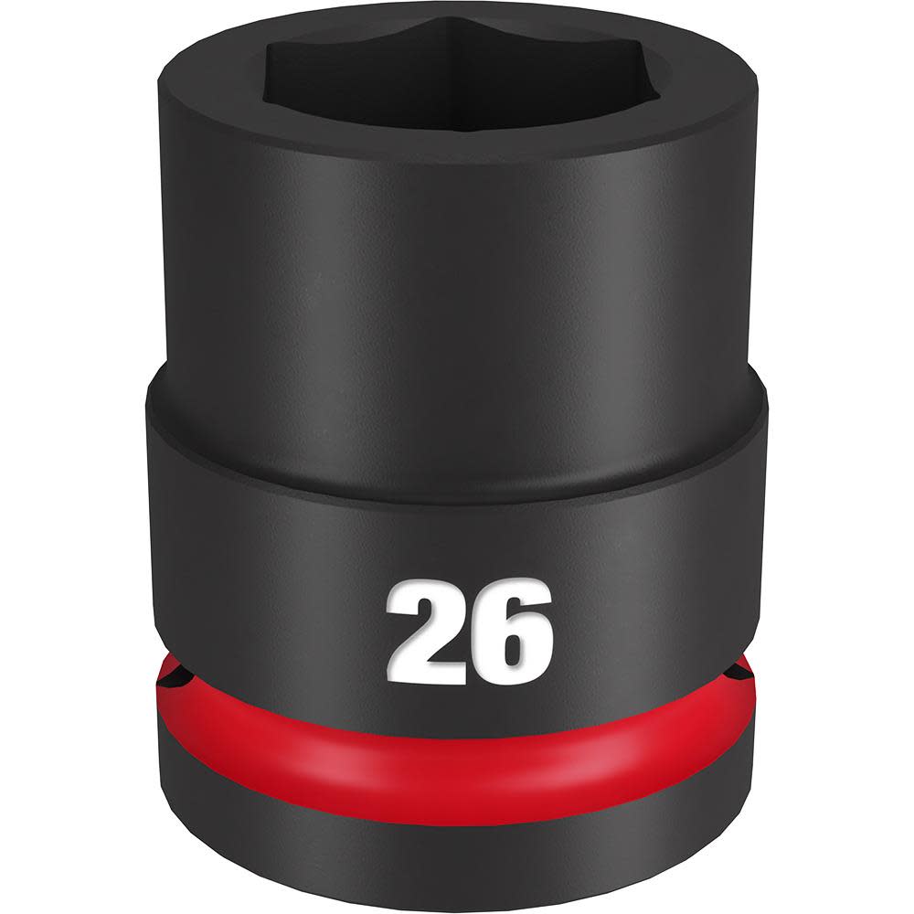 

Milwaukee Impact Socket 3/4" Drive 26mm Standard 6 Point