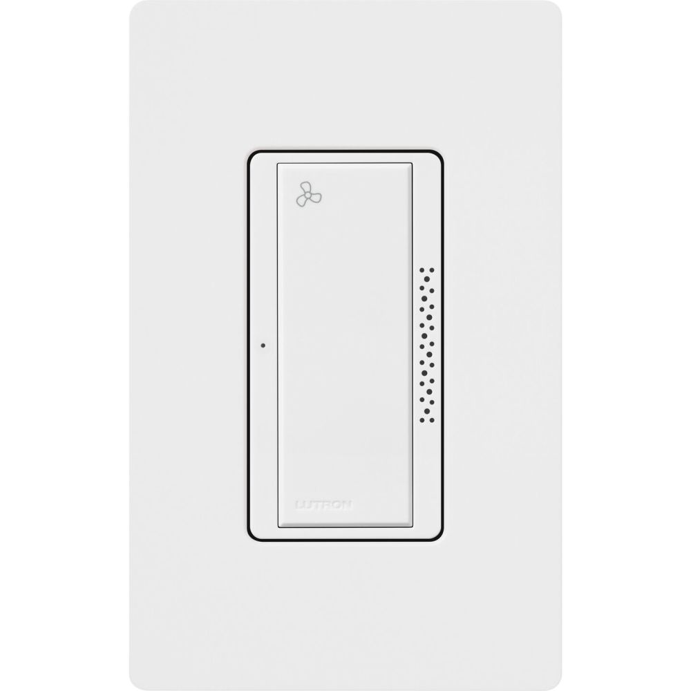 Lutron XactSense 120V 360W 3A 1P Gloss White Humidity Sensor Switch MS ...