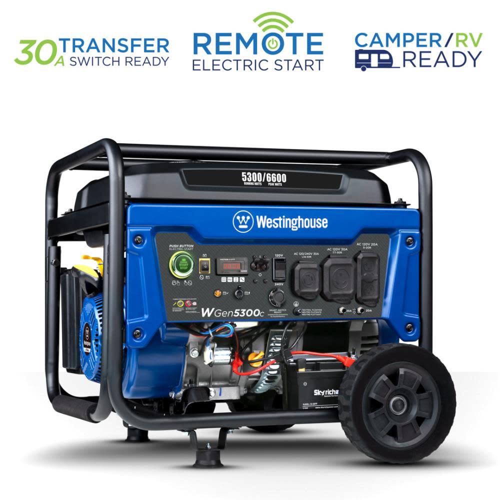 

Westinghouse Outdoor Power Portable Generator with CO Sensor