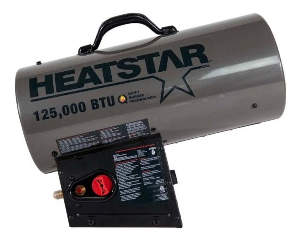 Heatstar HS125QFAV 115V 3A 125000 Btu Propane Portable Forced Air