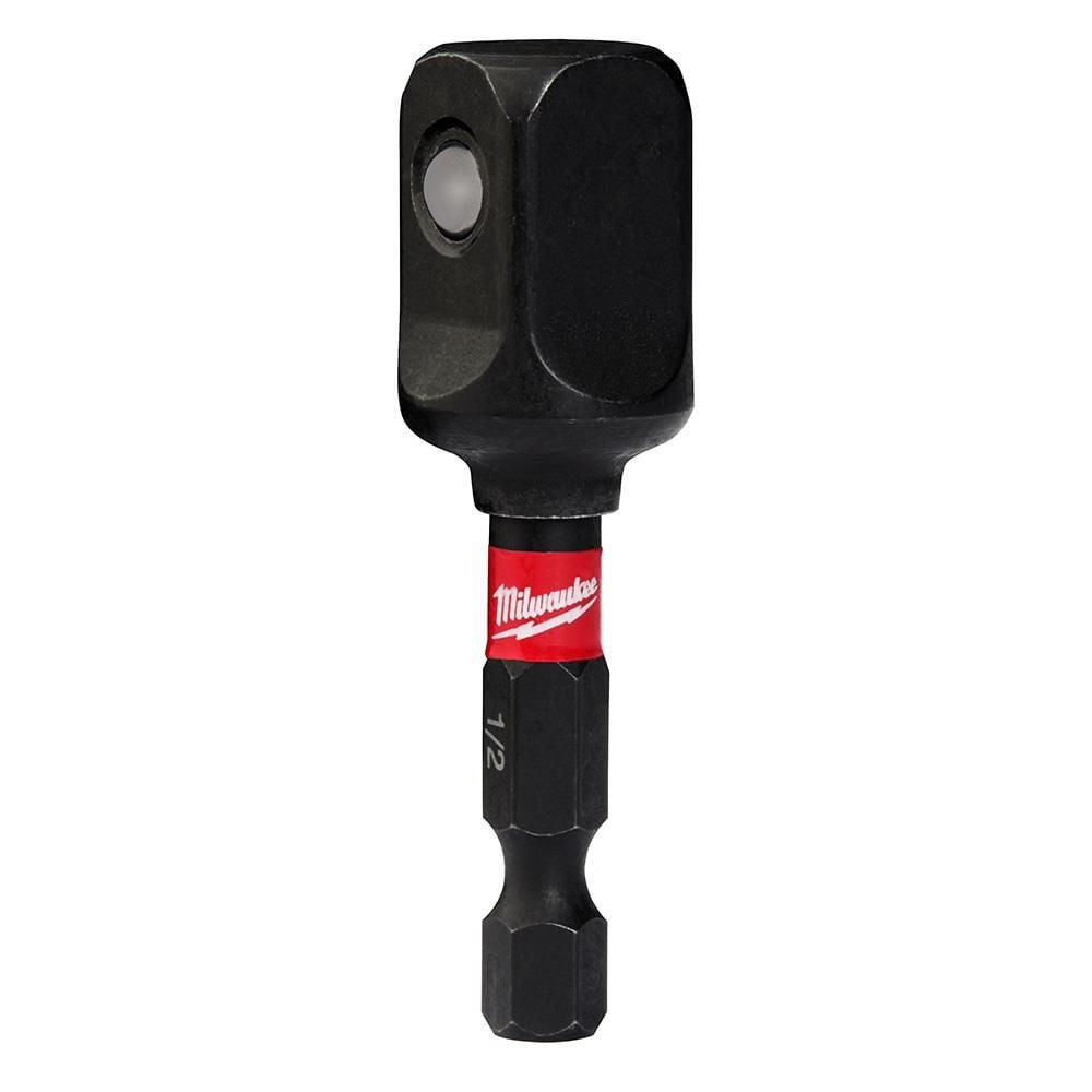 Milwaukee SHOCKWAVE Square Socket Adapter 1/4in Hex to 1/2in