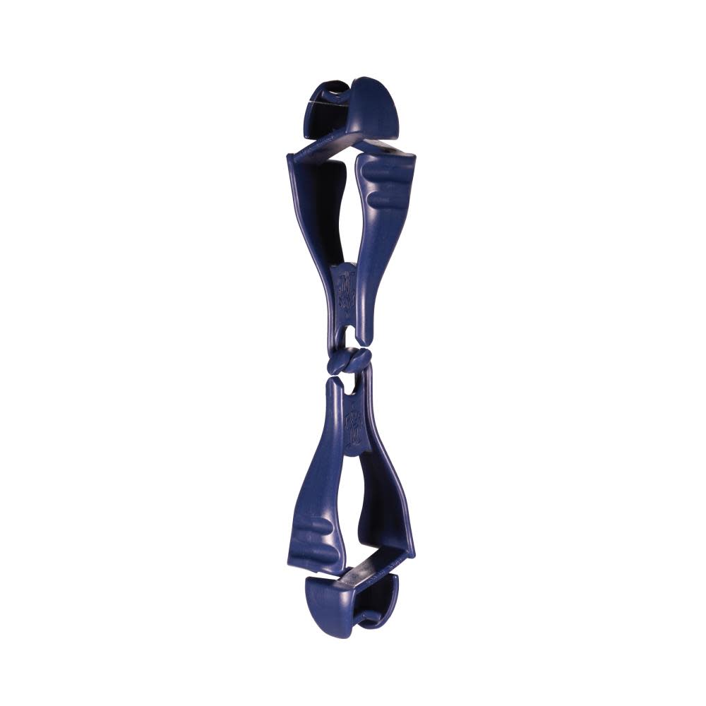 

Ergodyne 3400MD Deep Blue Metal Detectable Glove Clip - Dual Clip Mount