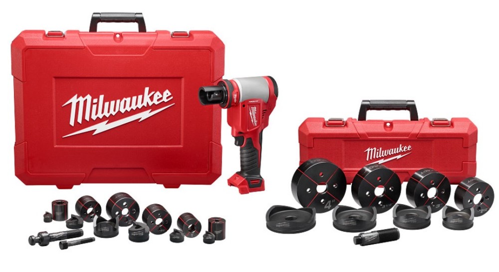 Milwaukee M18 FORCE LOGIC 10 Ton Knockout Tool 1/2 Inch to 4 Inch (Bare Tool)
