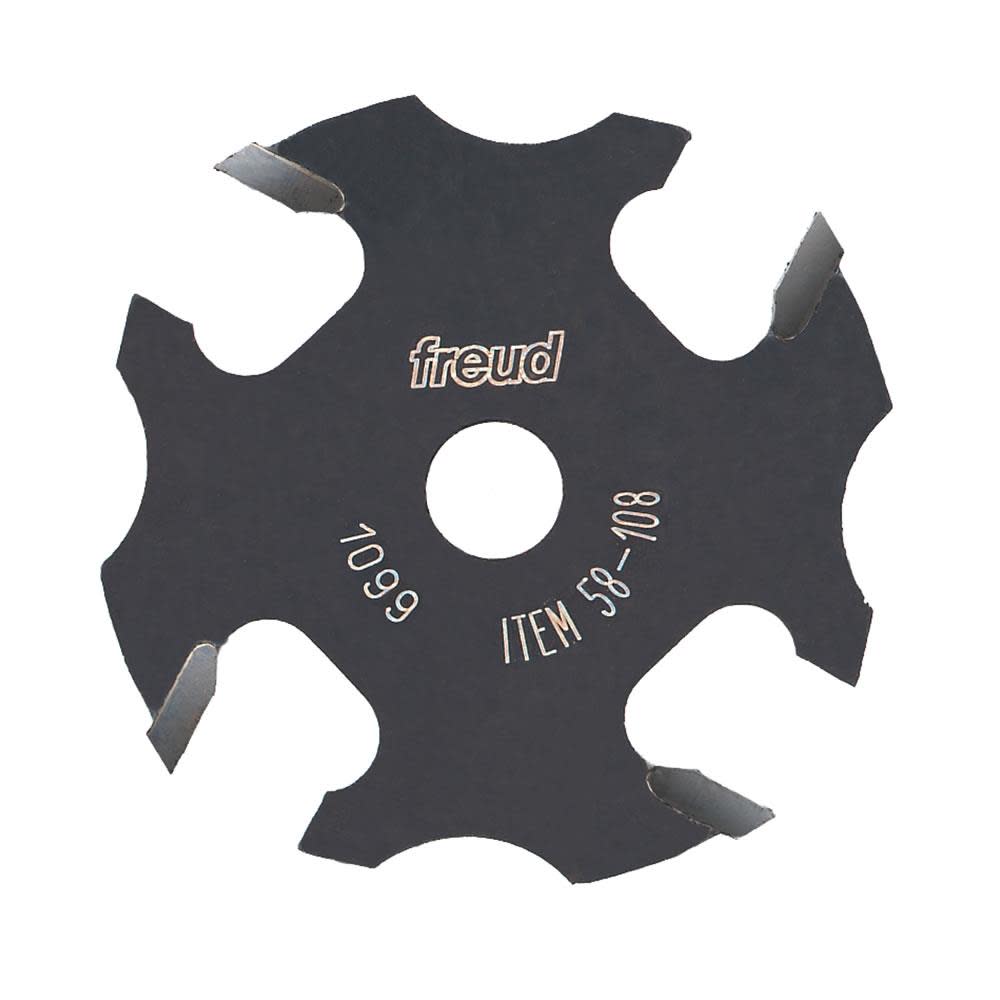 Freud 9/16 In. Depth x 1/8 In. Slot Four Wing Slotting Cutter